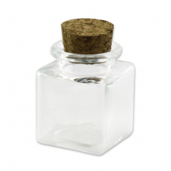 Glass with cork 