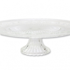glass cake plate, Ø32cm 
