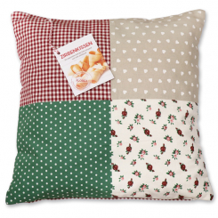 Swiss pine pillow 40x40cm with a motive filled with swiss pine shavings 