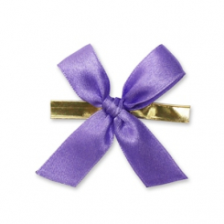 Wiener Mascherl 15mm, lavendel, handgeknüpft 