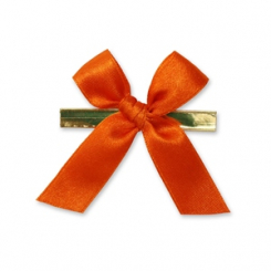 Wiener Mascherl 15mm, burned orange, handgeknüpft 