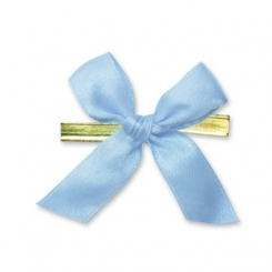 Wiener Mascherl 15mm, babyblau, handgeknüpft 