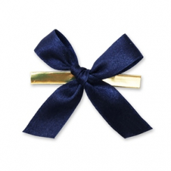 Wiener Mascherl 15mm, dunkelblau, handgeknüpft 