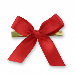 Wiener Mascherl 15mm, weinrot, handgeknüpft 