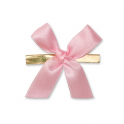 Wiener Mascherl 15mm, rosa, handgeknüpft 