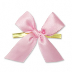 Wiener Mascherl 25mm, jasmin, handgeknüpft 