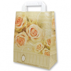 Tragtasche "Florex-Rose" 28 x 22 x 11 cm 