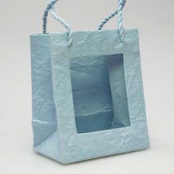 Tragtasche Standard 8x5,5x10cm, hellblau 