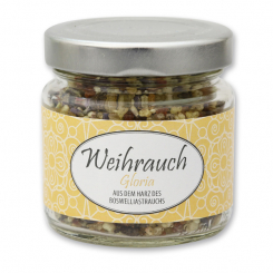 Incense mix 60g in glass jar, "Gloria" 