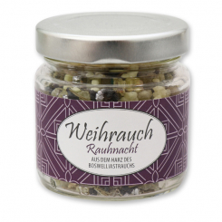 Incense mix 60g in glass jar, "Rauhnacht" 