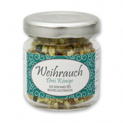 Incense mix 30g in a glass jar, "Drei Könige" 