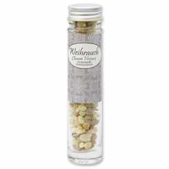 Incense 30g in a high glass jar, "Oman Premium Hojari" 