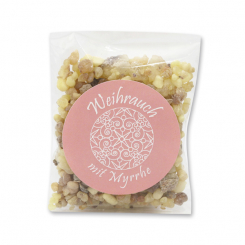 Weihrauchmischung 25g im Cello, Weihrauch mit Myrrhe 