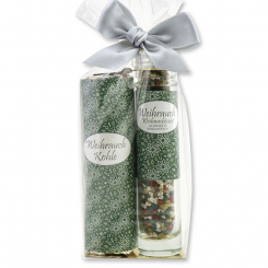 Incense set in a cellophane bag, Incense mix "Weihnachtszeit" 