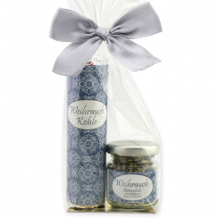 Incense set in a cellophane bag, Incense mix "Seelenglück" 