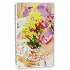 Zündhölzer groß, "Ich hab dich lieb" 