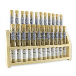 Aufsteller Holz befüllt mit Weihrauch 18g in der Phiole, Aden fein 