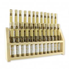 Aufsteller Holz befüllt mit Weihrauchmischung 18g in der Phiole, Gloria 