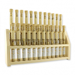 Aufsteller Holz befüllt mit Weihrauchmischung 18g in der Phiole, Sonnentanz 