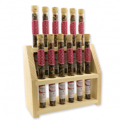 Wooden stand filled with incense mix 18g in a vial, "Pontifikal" 