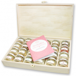 Giftbox with incense 15g in glass 
