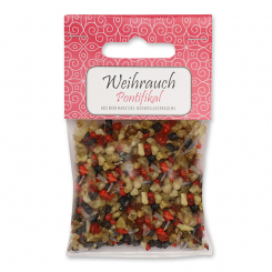 Weihrauchmischung 25g im Cello mit Kärtchen, Pontifikal 