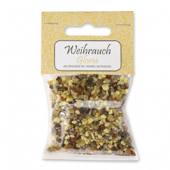 Weihrauchmischung 25g im Cello mit Kärtchen, Gloria 