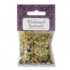 Incense mix 25g in a cellophane bag with a card, "Rauhnacht" 