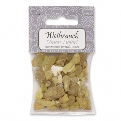 Weihrauch 25g im Cello mit Kärtchen, Oman Premium "Hojari" 
