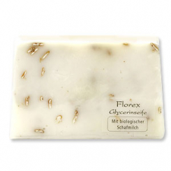 Handmade glycerin-soap 90g in cello, oats 