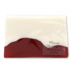 Handmade glycerin-soap 90g in cello, cranberry 