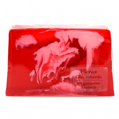 Handmade glycerin-soap 90g in cello, cherry 