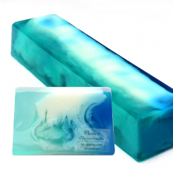 Handgemachte Glyzerin-Seife Strang ca. 1,80kg, Blue Diamond 