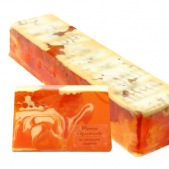 Handmade glycerin-soap block ca. 1,80kg, honey 