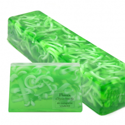 Handmade glycerin-soap block ca. 1,80kg, lily of the valley 