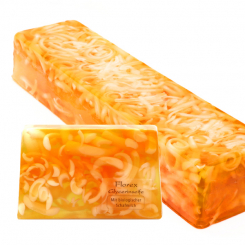 Handmade glycerin-soap block ca. 1,80kg, mandarin 