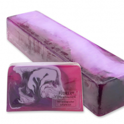 Handgemachter Glycerinseifen Strang ca. 1,80kg, Veilchen 