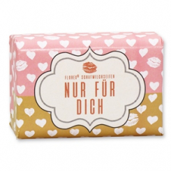 Sheep milk soap 100g "Nur für dich",  Peony 
