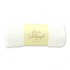 Guest towel 30x50cm "Kleiner Schutzengel für dich", white 
