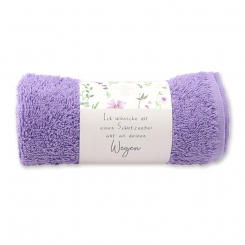 Guest towel 30x50cm "Ich wünsche dir einen Schutzengel...", lilac 
