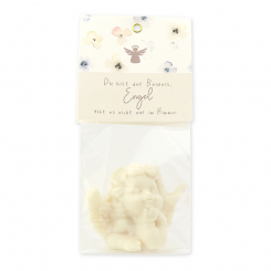 Schafmilchseife Traumengel 50g in Cello "Du bist der Beweis,...", Classic 