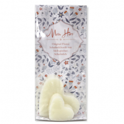Sheep milk soap heart 23g and heart 8g in a cellophane "Mein Herz", Classic 