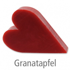 Sheep milk soap heart Nadja 94g, Pomegranate 