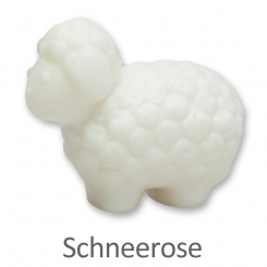 Sheep milk soap sheep Lina 75g, Christmas rose white 