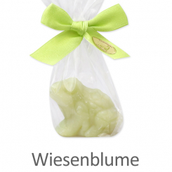 Sheep milk soap frog small 35g, in a cellophane, Meadow flower 