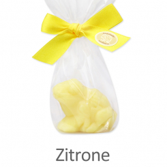 Schafmilchseife Frosch klein 35g, in Cello, Zitrone 