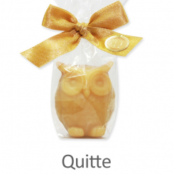 Sheep milk soap owl 50g, in a cellophane, Quince 