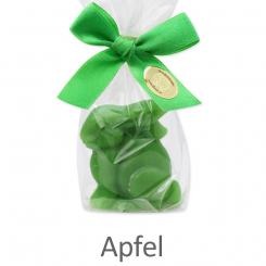 Sheep milk soap rabbit 40g, in a cellophane, Apple 