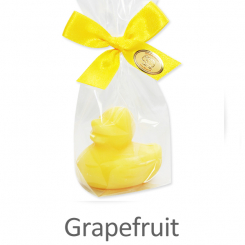 Sheep milk soap duck 45g, in a cellophane, Grapefruit 