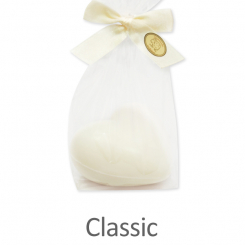Sheep milk soap heart lucky 150g, in a cellophane, Classic 